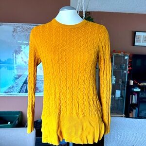 Gorgeous yellow fall sweater